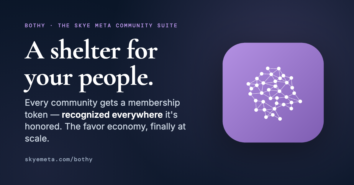 Bothy, a membership pass for your community