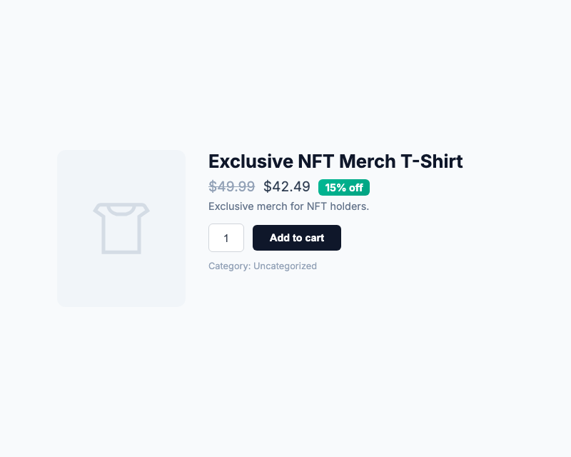 SkyeWoo verified state with discount applied