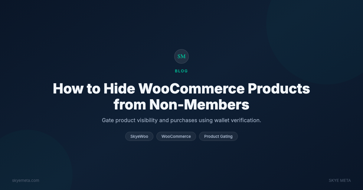 SkyeWoo gate prompt replacing Add to Cart on a WooCommerce product